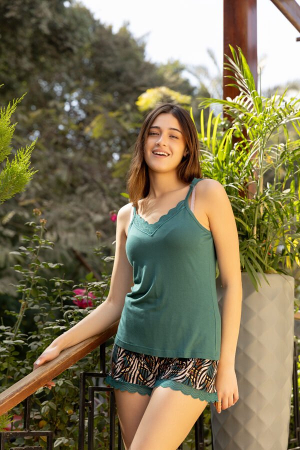 17422-2 Women pyjama (soft pants and a sleeveless shirt)