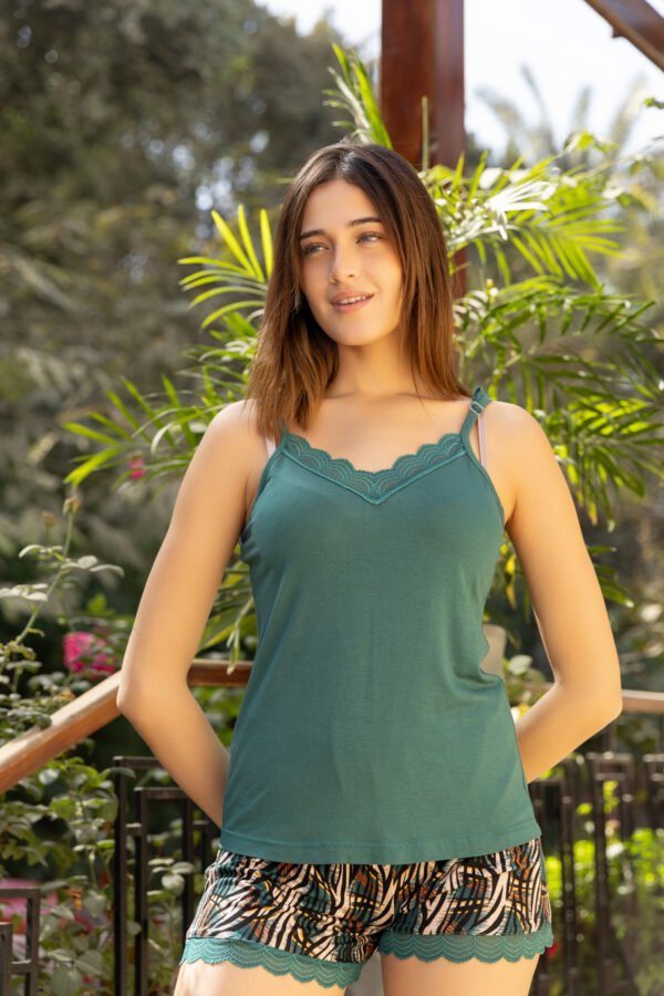 17422-3 Women pyjama (soft pants and a sleeveless shirt)