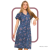 17621 Women pyjama (half long cotton night shirt)
