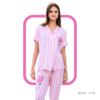 177161 Women pyjama (soft pants and a short-sleeve shirt)