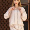 177178-2 Women pyjama (soft pants and a long-sleeve shirt)
