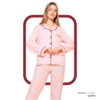 177187S Women pyjama (soft pants and a long-sleeve shirt)