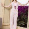 177188-3 Women pyjama (soft pants and a sleeveless shirt)
