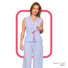 177188B Women pyjama (soft pants and a sleeveless shirt)