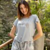 278A1102 Women pyjama (short and a short-sleeve shirt)