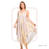17106 Women’s home wear long satin luxurious night shirt