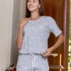 17478-4B Women pyjama (short and a short-sleeve shirt)