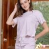 17478-4M Women pyjama (short and a short-sleeve shirt)