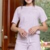 17478-5M Women pyjama (short and a short-sleeve shirt)