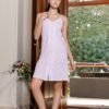 176106P (3) Women’s home wear half long cotton night shirt