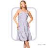 17688 Women’s home wear half long cotton night shirt