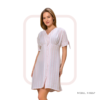 17695PM Women pyjama (soft half long cotton night shirt)