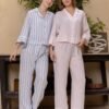 177191BP Women pyjama (soft pants and a long-sleeve shirt)