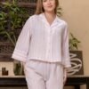 177191P (2) Women pyjama (soft pants and a long-sleeve shirt)