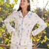 177119 (7) Women pyjama (soft pants and a long-sleeve shirt)