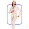 177119 Women pyjama (soft pants and a long-sleeve shirt)