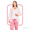 177121 Women’s home wear Set (3 pcs) Pants, sleeveless shirt & soft jacket