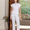 177192B (6) Women pyjama (soft pants and a short-sleeve shirt)