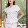 177192P Women pyjama (soft pants and a short-sleeve shirt)