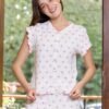 177192P (5) Women pyjama (soft pants and a short-sleeve shirt)