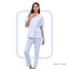 17765 Women pyjama (soft pants and a short-sleeve shirt)
