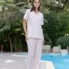 17765P Women pyjama (soft pants and a short-sleeve shirt)