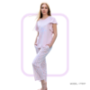 17781 Women pyjama (soft pants and a short-sleeve shirt)