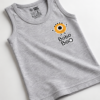 Colored shirt grey (light blue)Sleeveless Colored Shirt