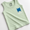 Colored shirt mint (light blue)Sleeveless Colored Shirt