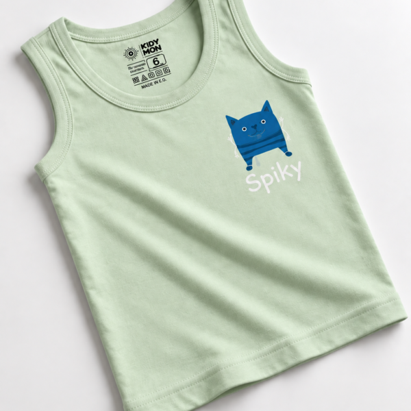 (Mint)Sleeveless Colored Shirt